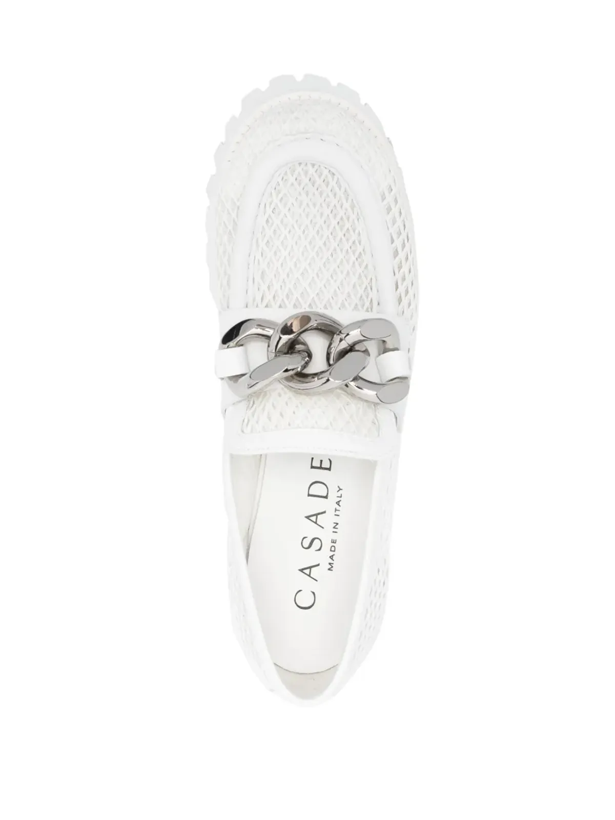 Casadei タペール ネットウェブ ローファー - 画像4