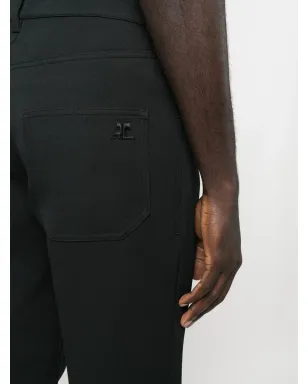 Courrèges ボタンパンツ - ブラック - サムネイル5