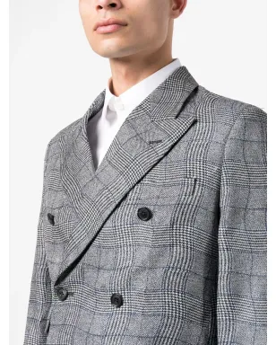 Kenzo チェック柄ダブルブレストブレザー - サムネイル5