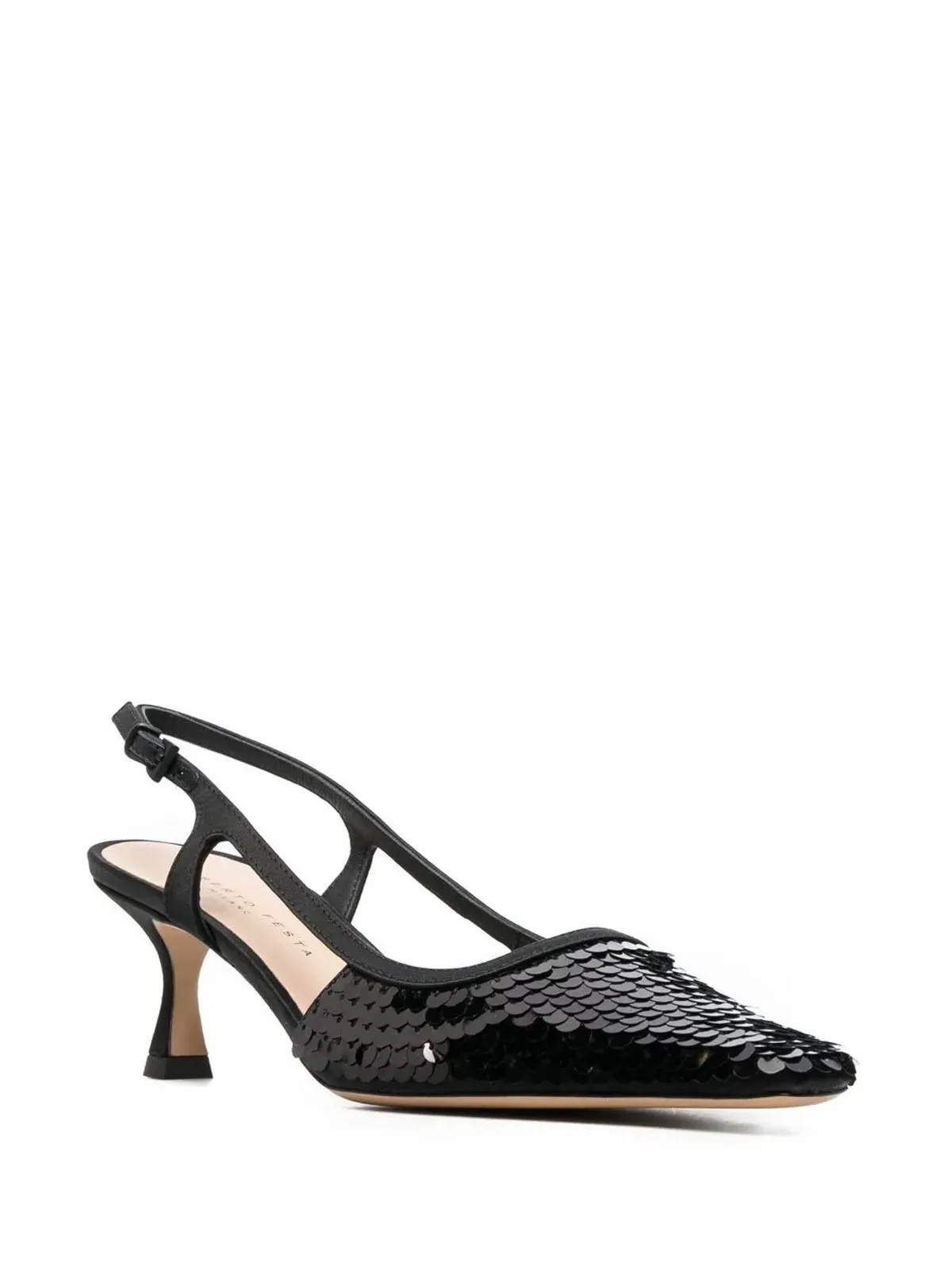Roberto Festa sequin-embellished 70mm pumps - Black - 画像2