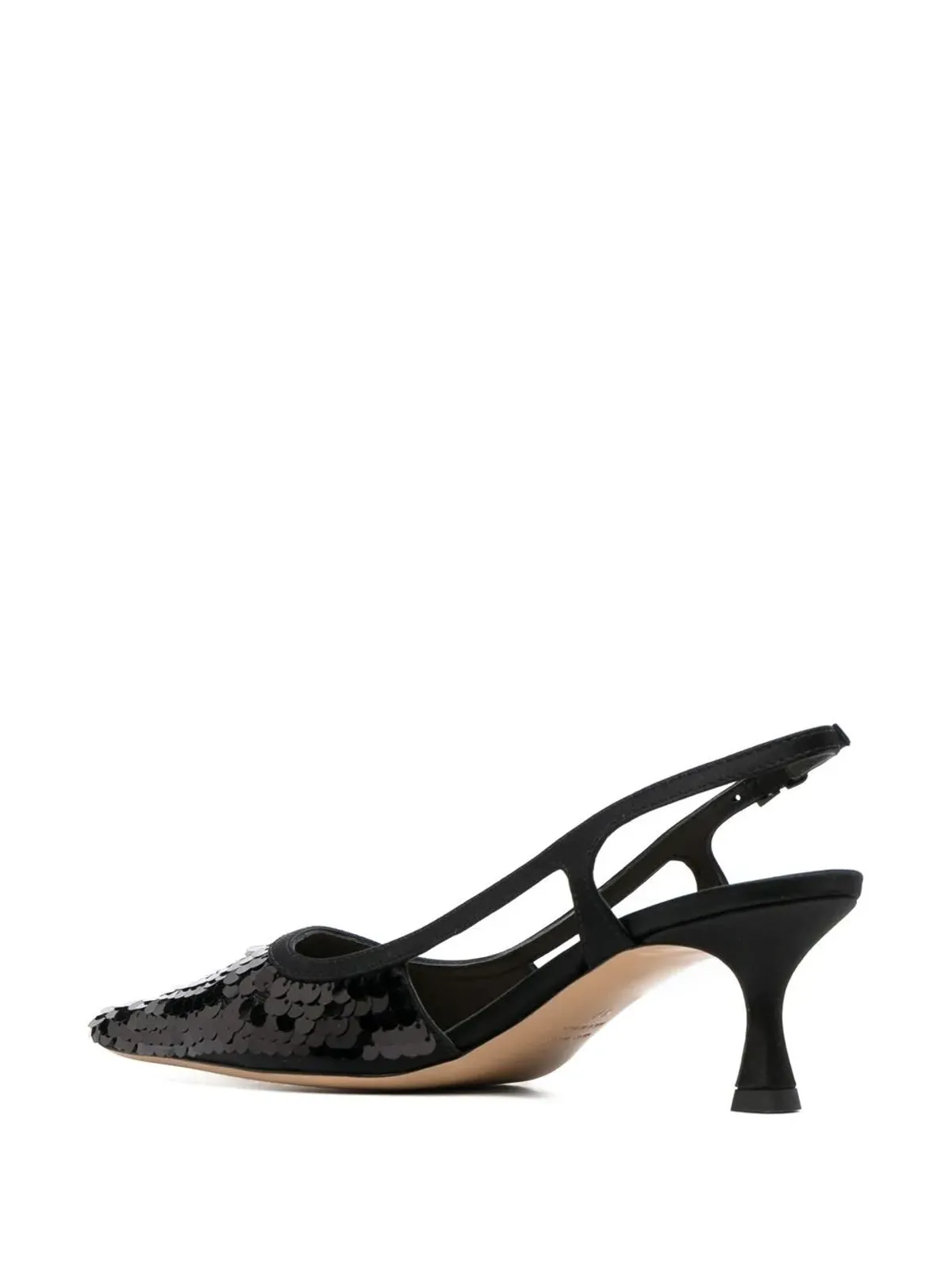 Roberto Festa sequin-embellished 70mm pumps - Black - 画像3