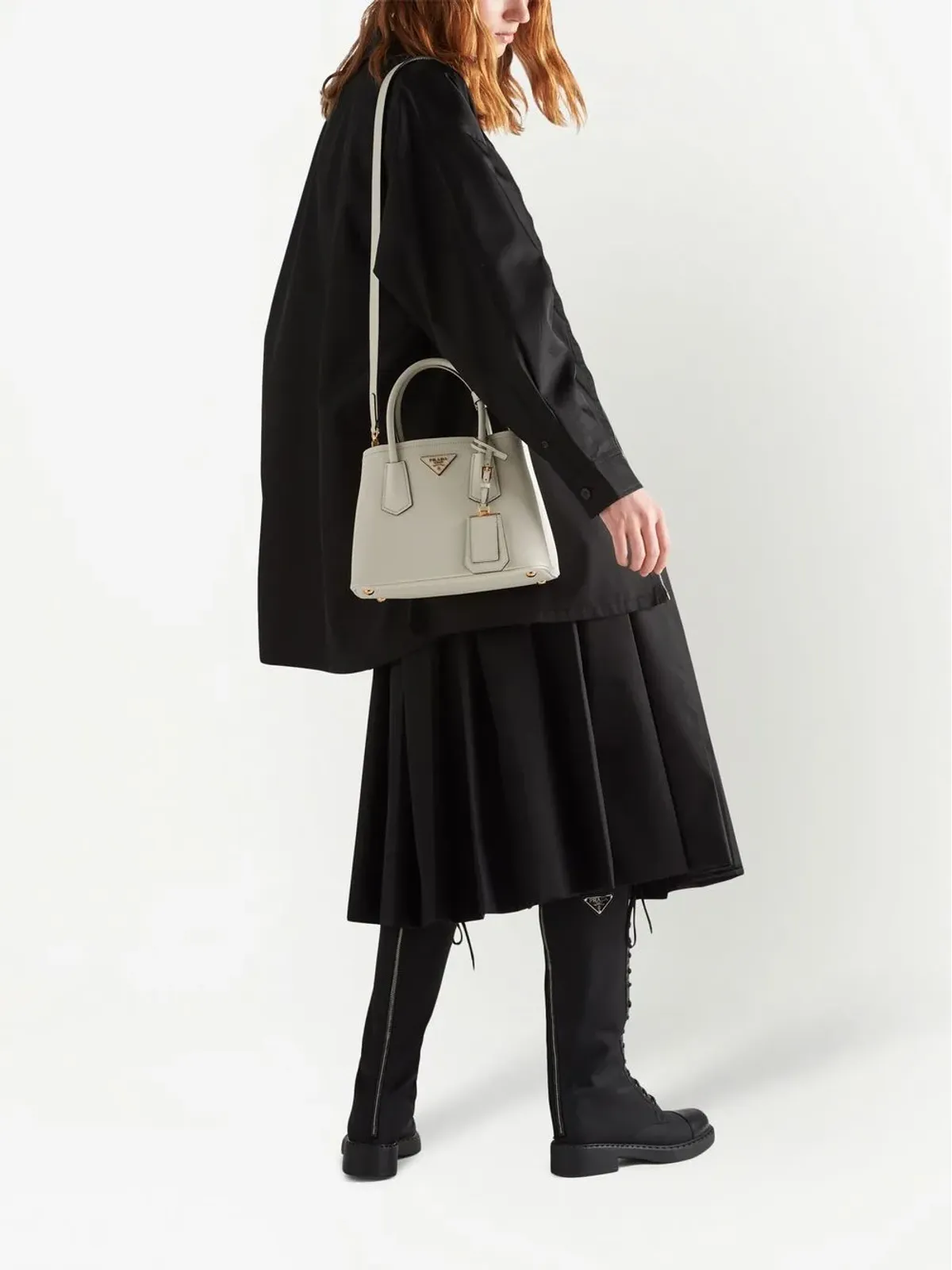Prada ダブルサフィアーノ レザー トートバッグ - 画像2