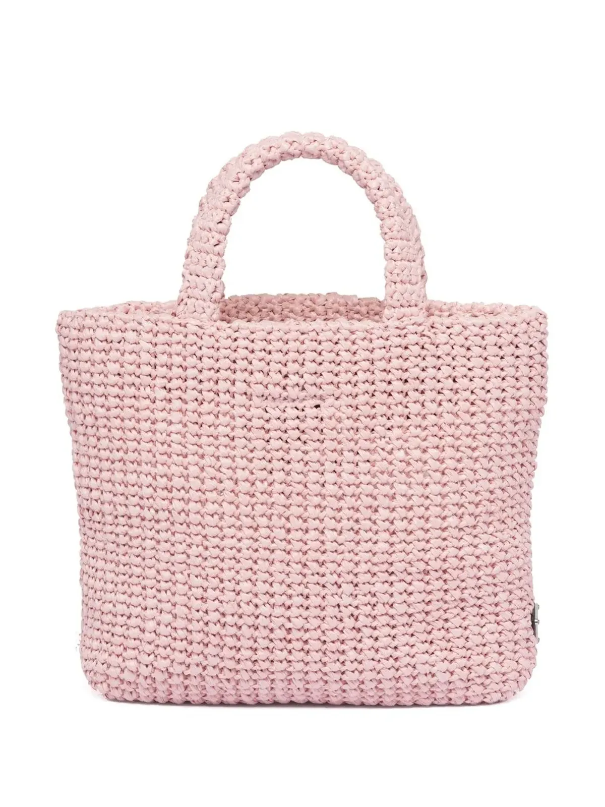 Prada かぎ針編みトートバッグ - ピンク - 画像2
