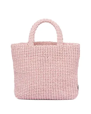Prada かぎ針編みトートバッグ - ピンク - サムネイル2