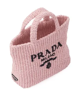 Prada かぎ針編みトートバッグ - ピンク - サムネイル3