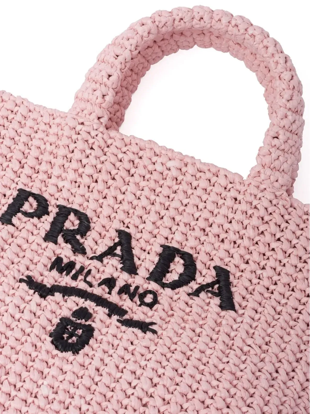 Prada かぎ針編みトートバッグ - ピンク - 画像4