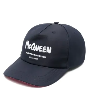 Alexander McQueen ロゴプリントベースボールキャップ - サムネイル1