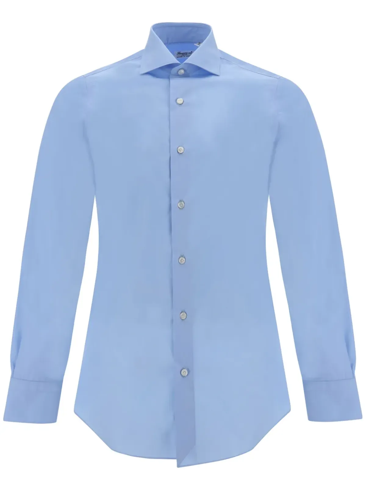 Finamore 1925 Napoli フィナモーレ シャツ ブルー - 画像1