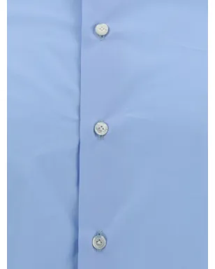 Finamore 1925 Napoli フィナモーレ シャツ ブルー - サムネイル3