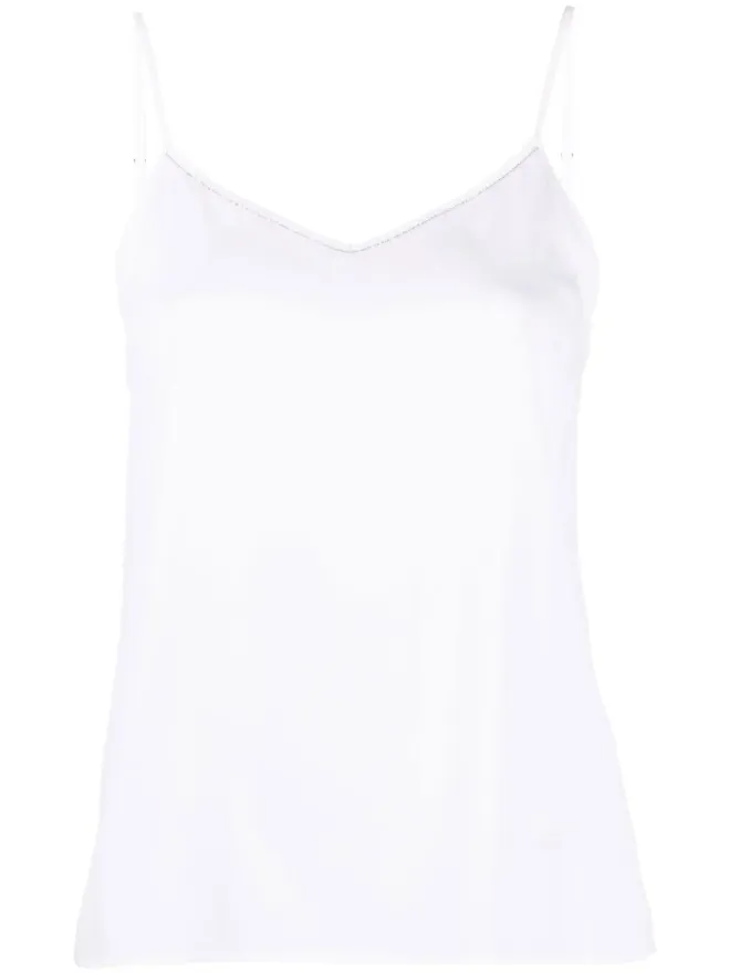 Fabiana Filippi Fabiana Filippi ベーシック スパゲッティストラップトップの商品画像