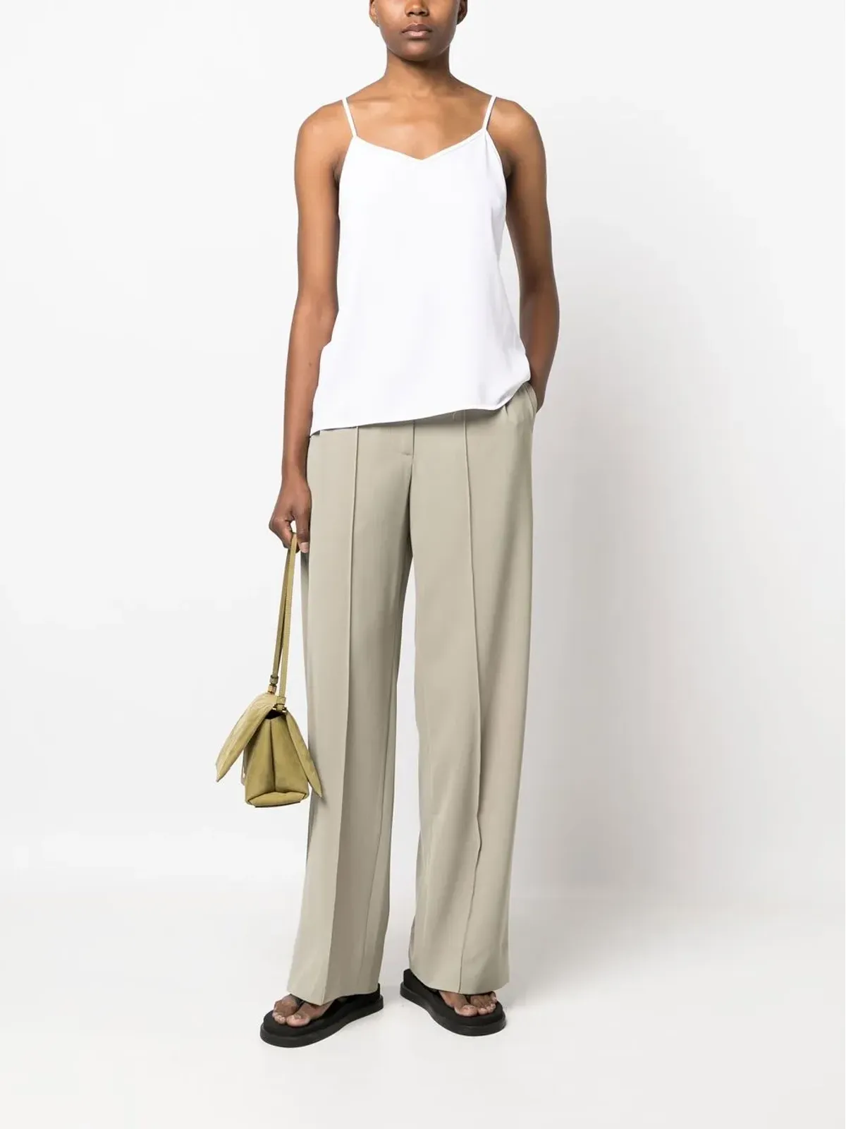 Fabiana Filippi ベーシック スパゲッティストラップトップ - 画像2