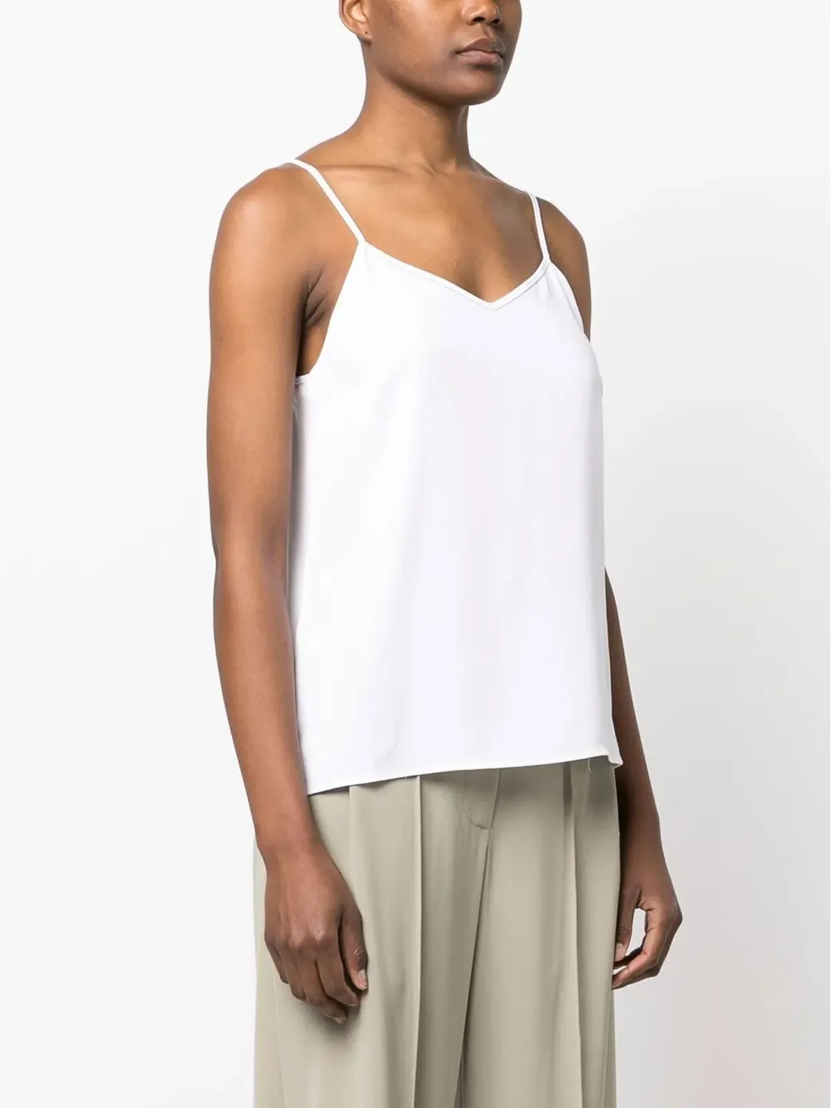 Fabiana Filippi ベーシック スパゲッティストラップトップ - 画像3
