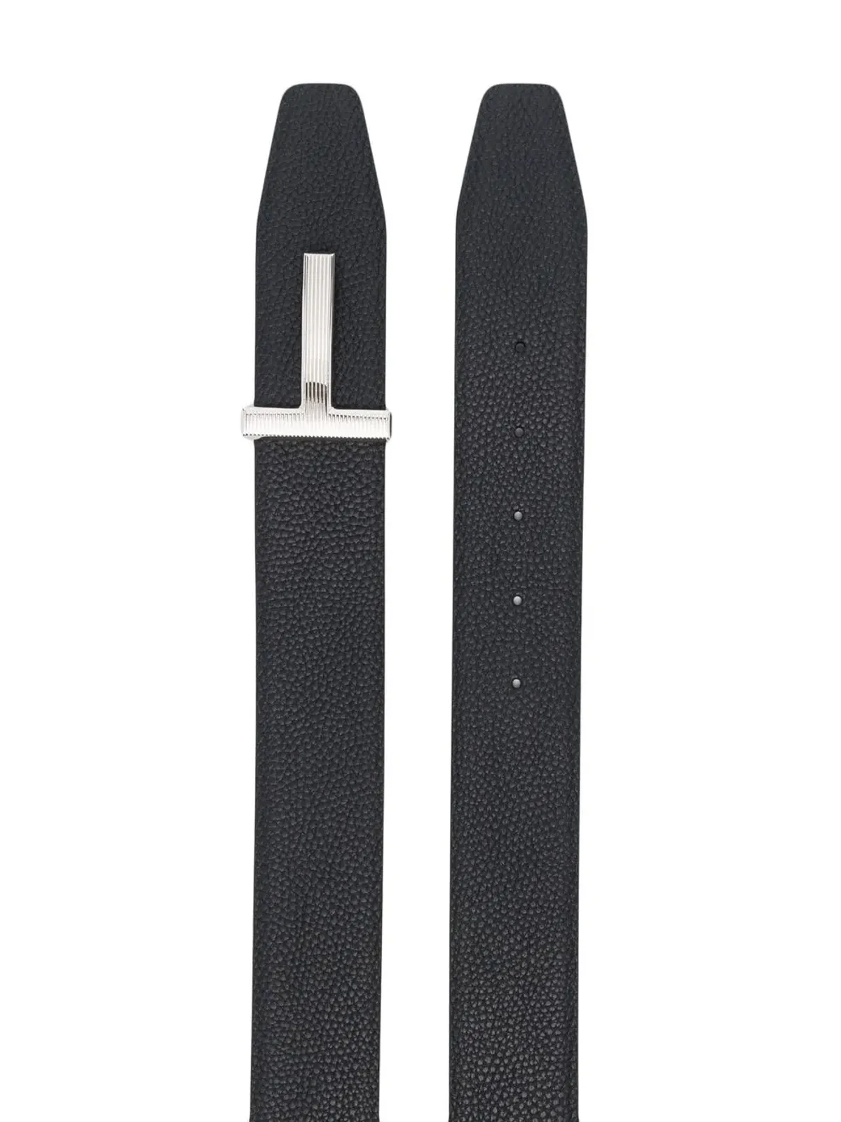 TOM FORD ロゴバックル グレインレザー ベルト - 画像2