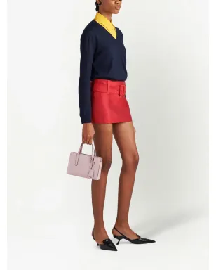 Prada Re-Edition 1995 ブラッシュドレザー ミニハンドバッグ - サムネイル2