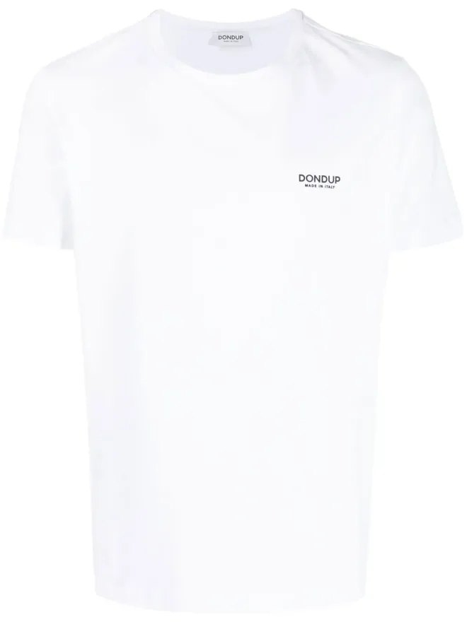 DONDUP DONDUP チェストプリント ロゴTシャツ - ホワイトの商品画像