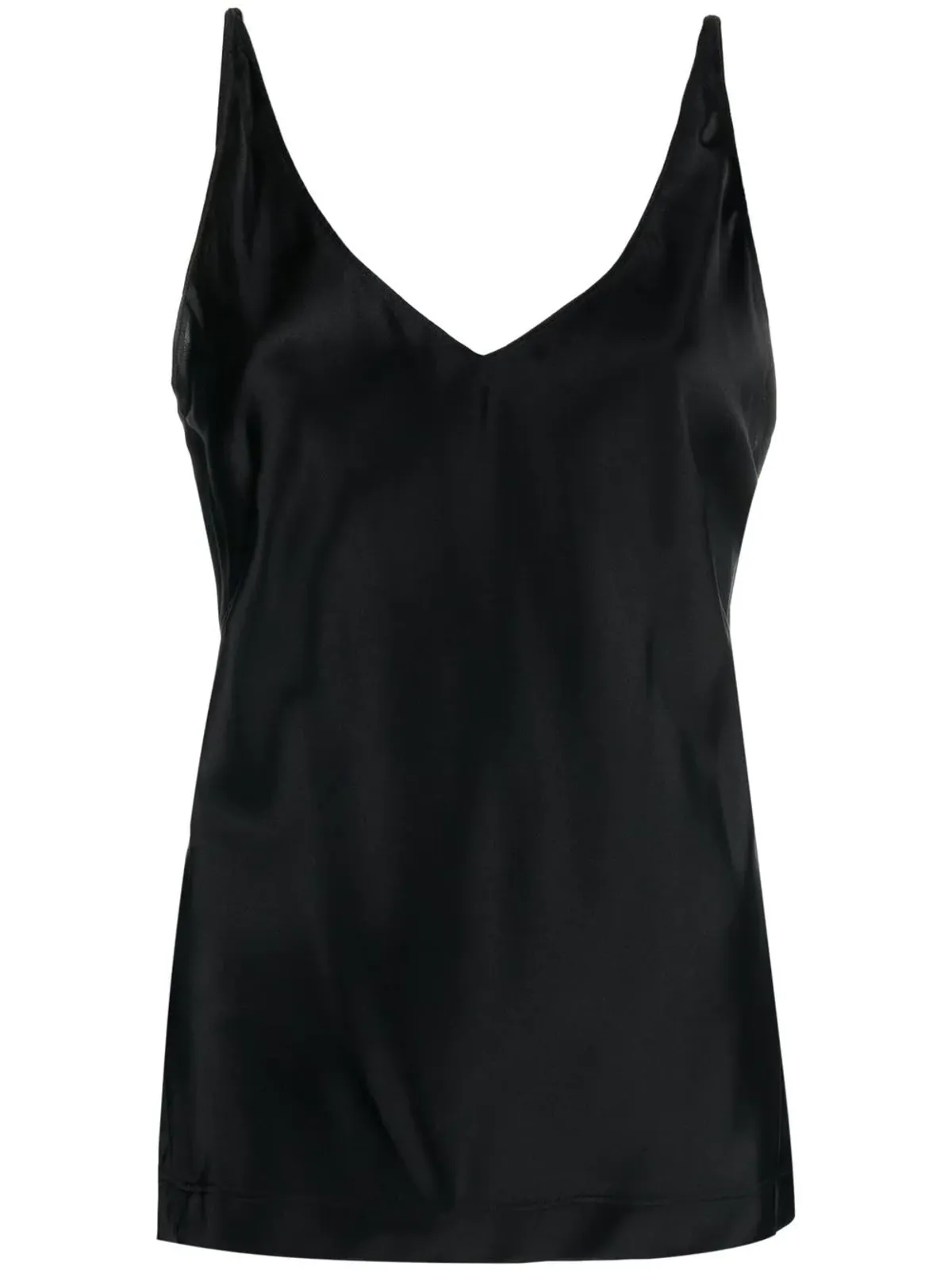Dorothee Schumacher Vネック ストレッチシルクトップス - 画像1