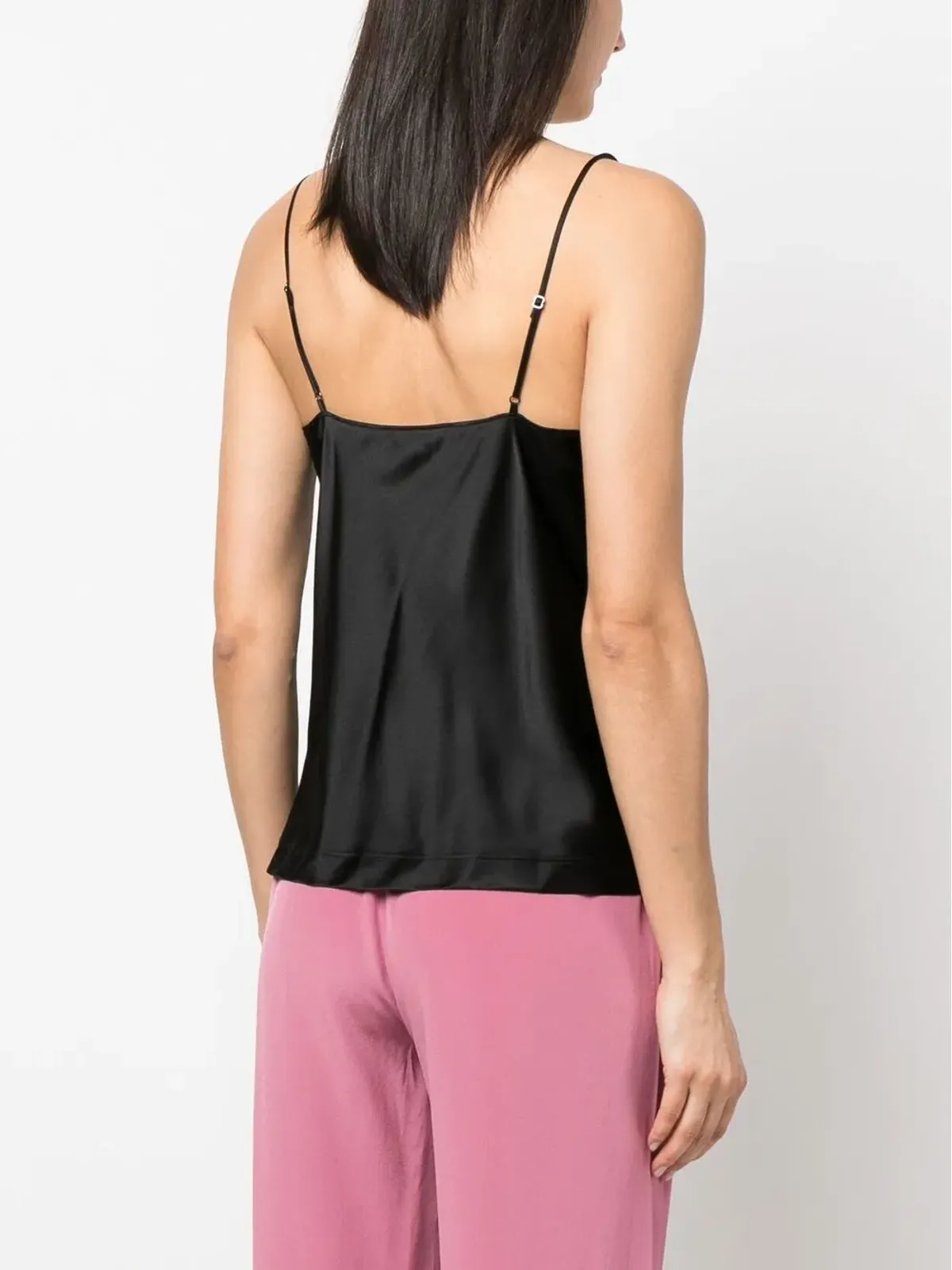 Dorothee Schumacher Vネック ストレッチシルクトップス - 画像4