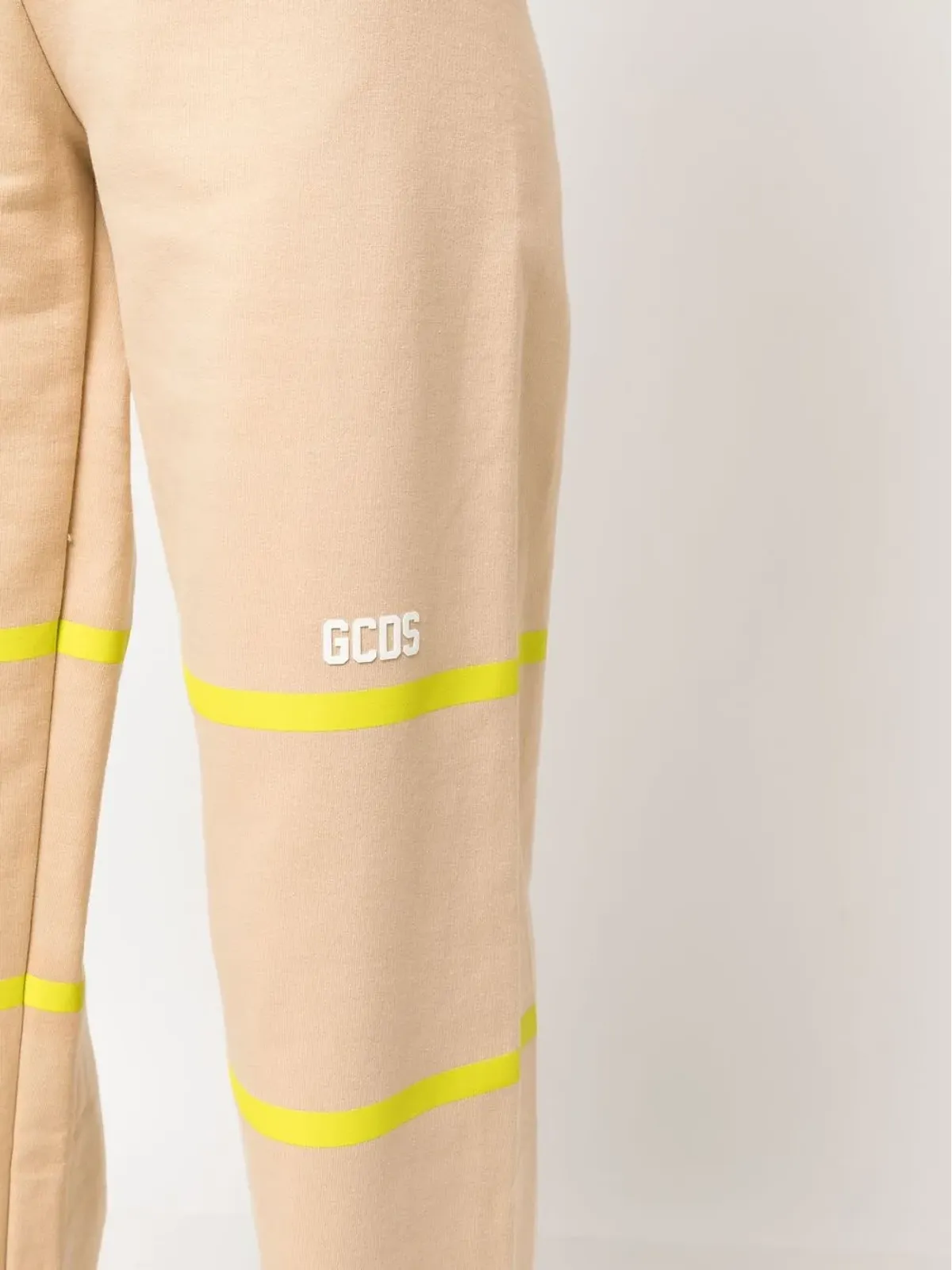 GCDS ストライプディテール コットン スウェットパンツ - 画像5