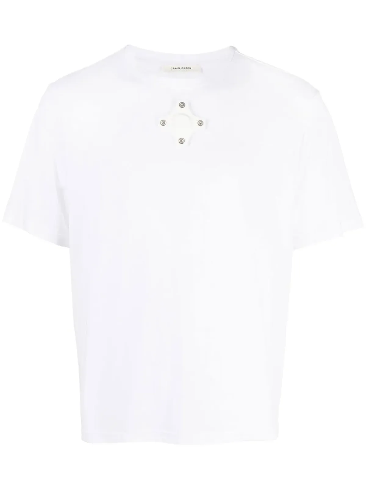 Craig Green アイレットディテール半袖Tシャツ - 画像1
