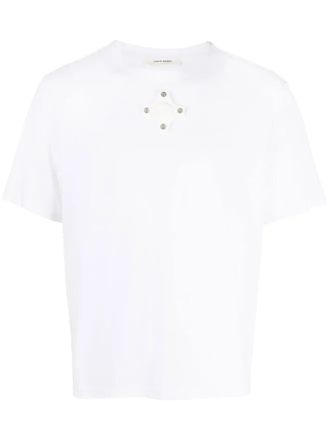 Craig Green Craig Green アイレットディテール半袖Tシャツの商品画像