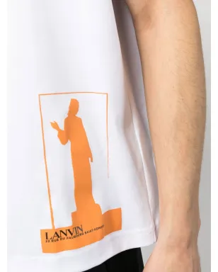 Lanvin グラフィックアーカイブプリント Tシャツ - White - サムネイル5