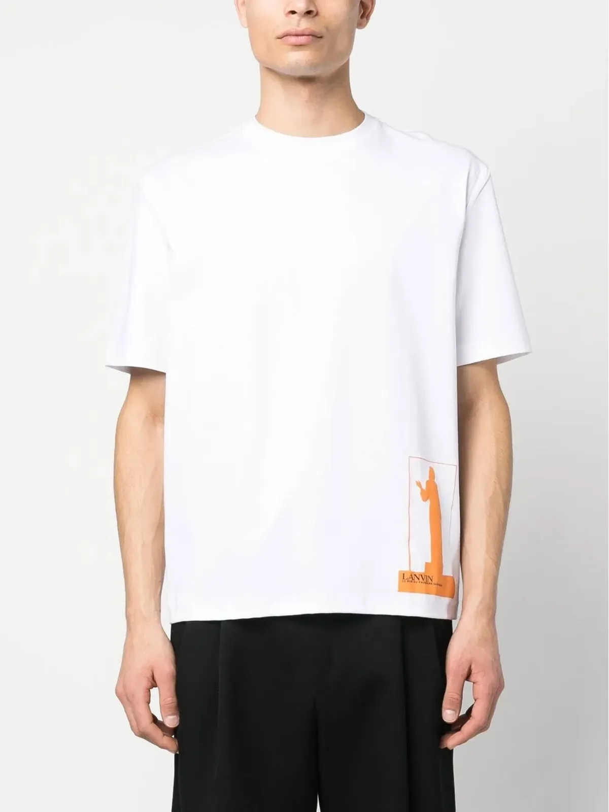 Lanvin グラフィックアーカイブプリント Tシャツ - White - 画像3