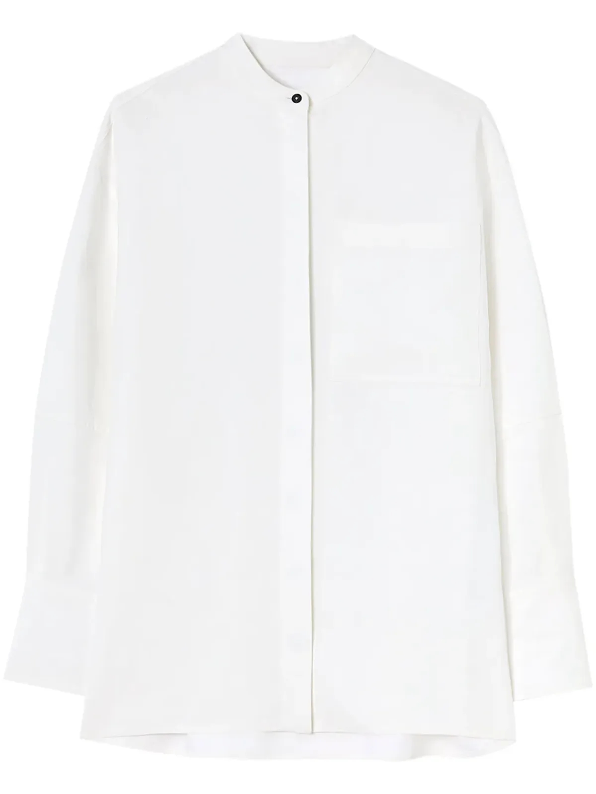 Jil Sander ドロップショルダーリネンシャツ - 画像1