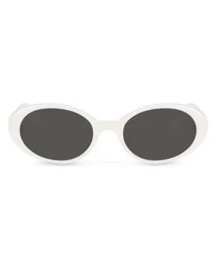 Dolce & Gabbana Eyewear Re-Edition DNAオーバルフレーム サングラス - サムネイル1