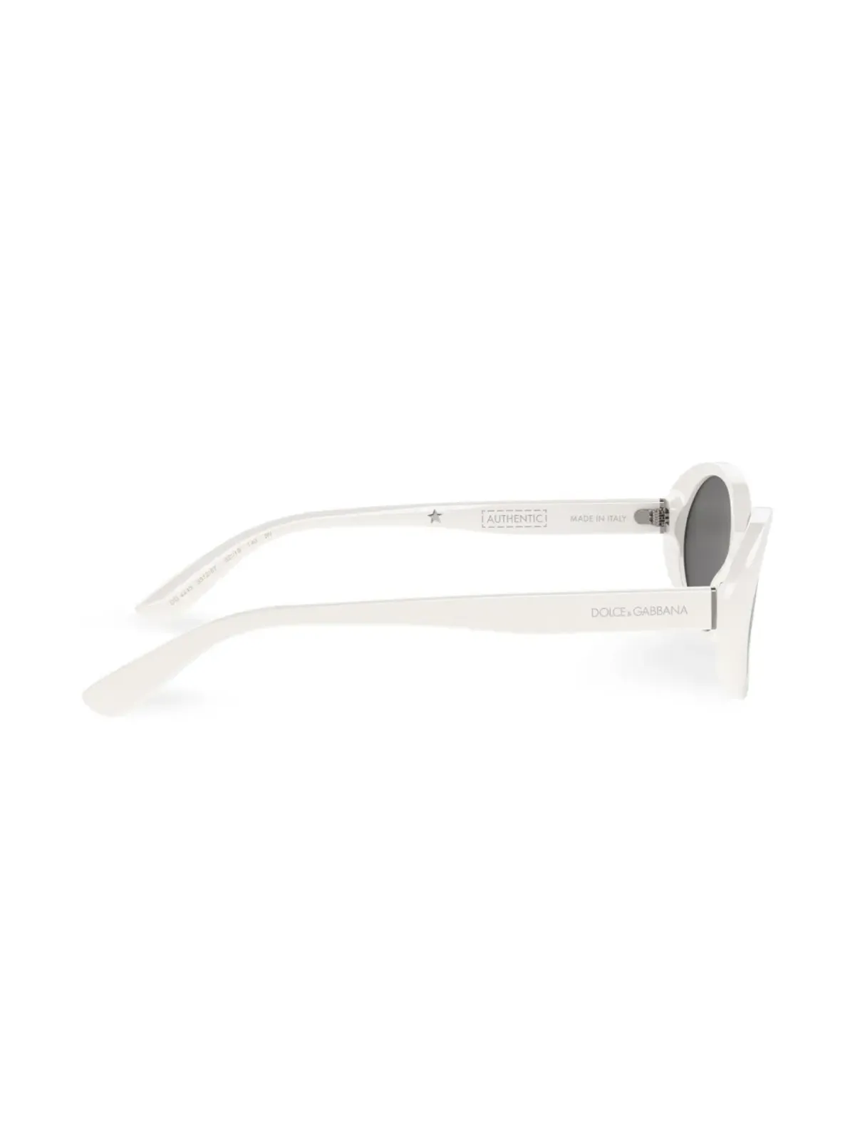 Dolce & Gabbana Eyewear Re-Edition DNAオーバルフレーム サングラス - 画像5