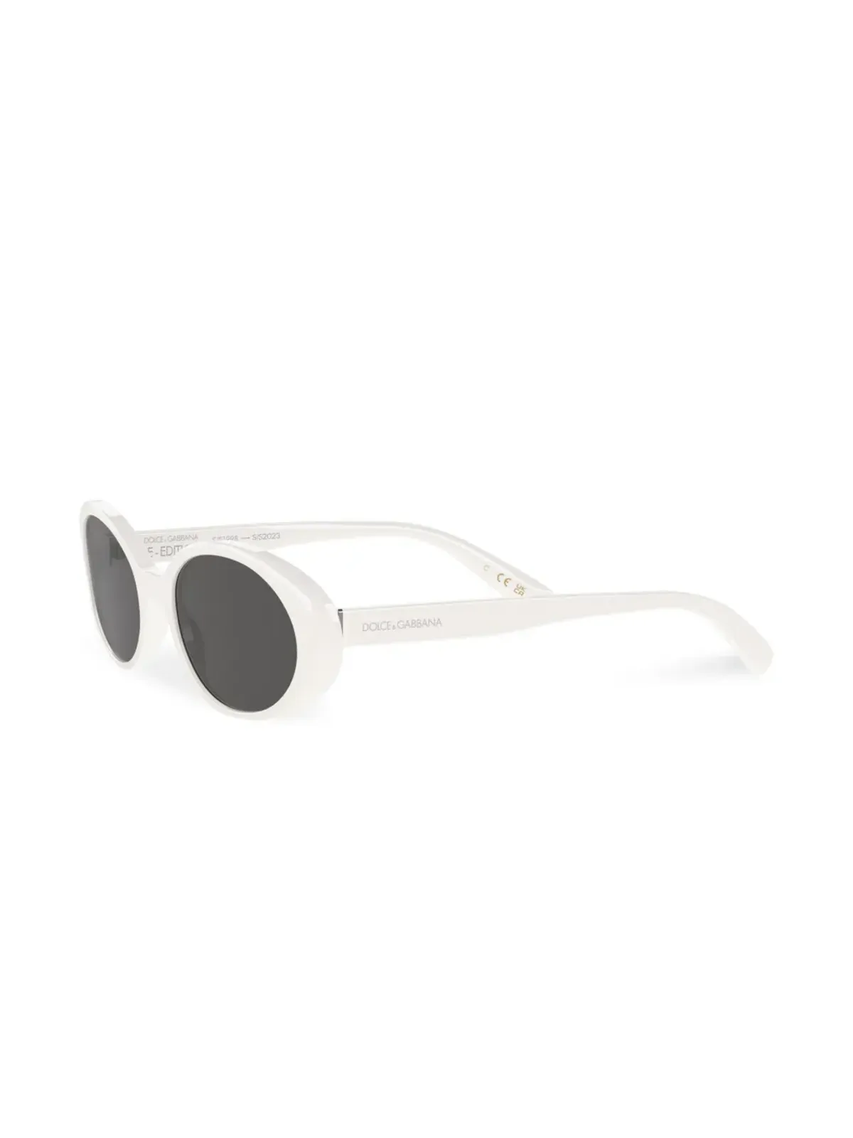 Dolce & Gabbana Eyewear Re-Edition DNAオーバルフレーム サングラス - 画像2