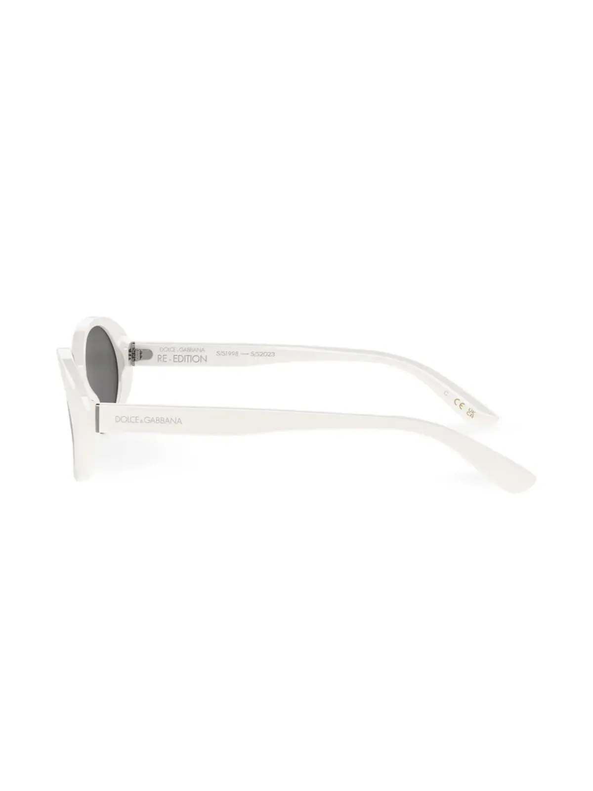 Dolce & Gabbana Eyewear Re-Edition DNAオーバルフレーム サングラス - 画像3