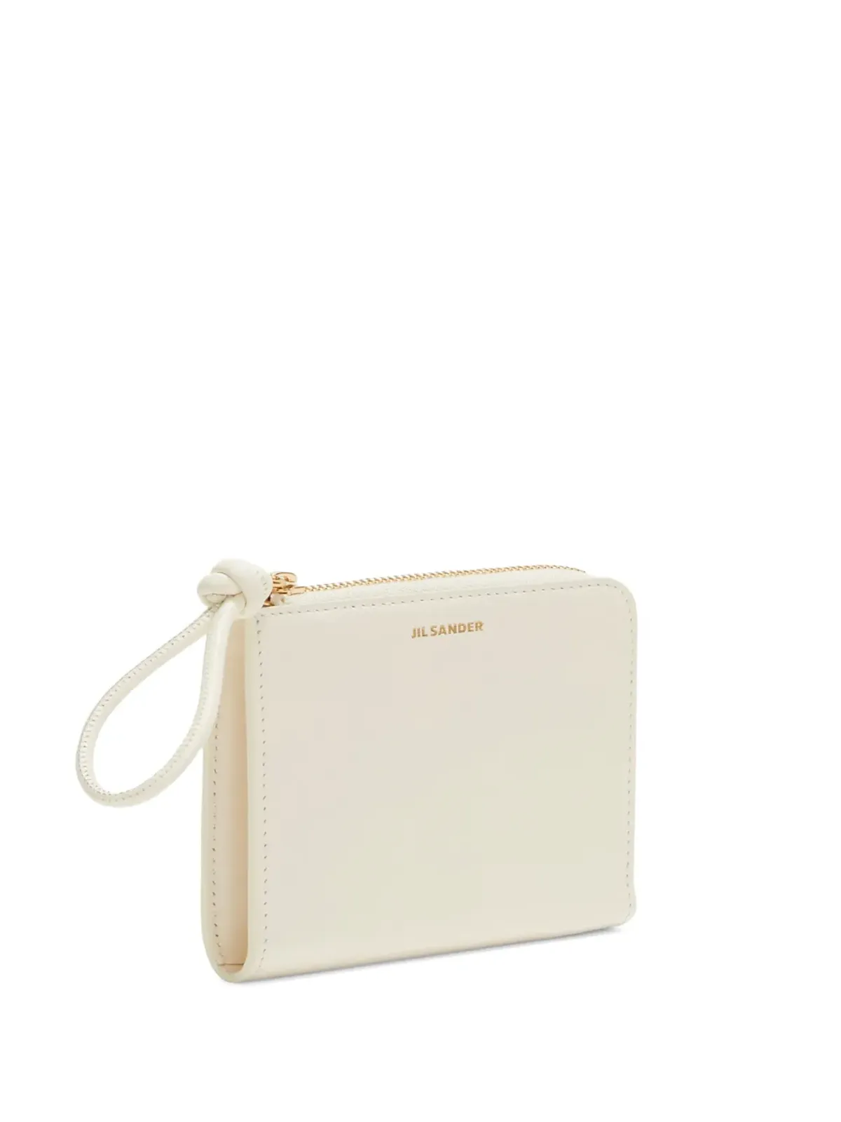 Jil Sander デボスド ロゴ カーフレザー ウォレット - ホワイト - 画像2