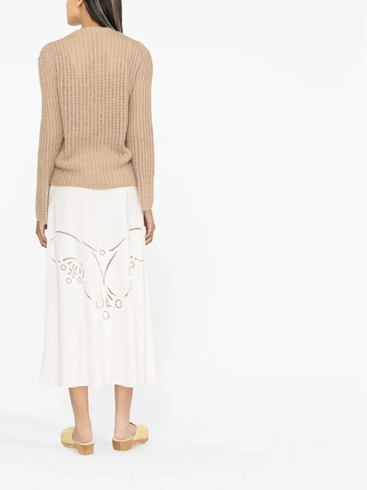 Chloé クルーネック ワッフルニット ジャンパー - 画像3