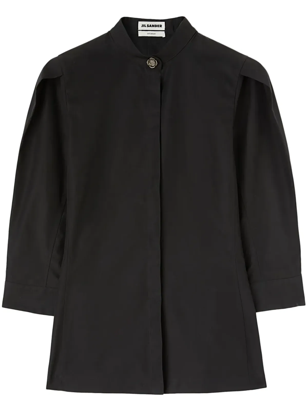 Jil Sander Saturday P.M. cotton shirt - Black - 画像1
