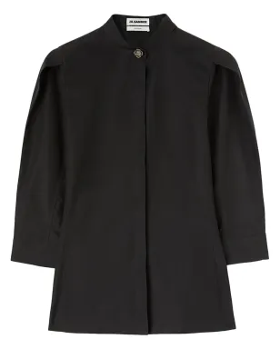 Jil Sander Saturday P.M. cotton shirt - Black - サムネイル1