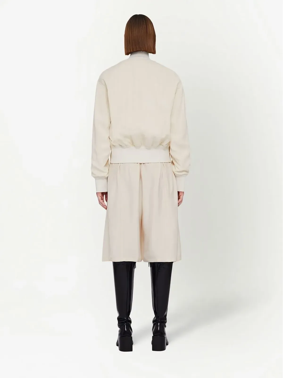 Jil Sander アップリケロゴ ボンバー ジャケット - 画像4