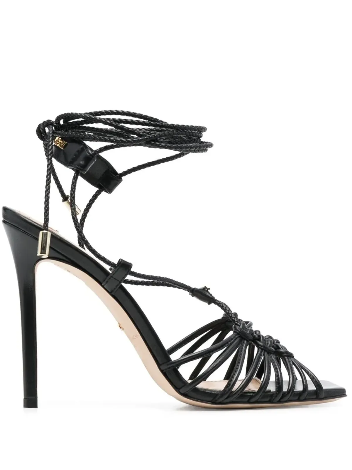 Elisabetta Franchi チェーンディテール オープントゥ サンダル - 画像1