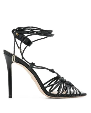 Elisabetta Franchi チェーンディテール オープントゥ サンダル - サムネイル1