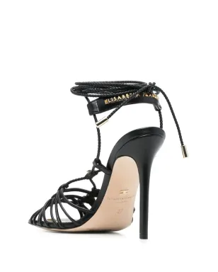 Elisabetta Franchi チェーンディテール オープントゥ サンダル - サムネイル3