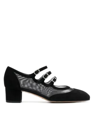 Carel Paris メッシュパネル入りスエードパンプス - サムネイル1