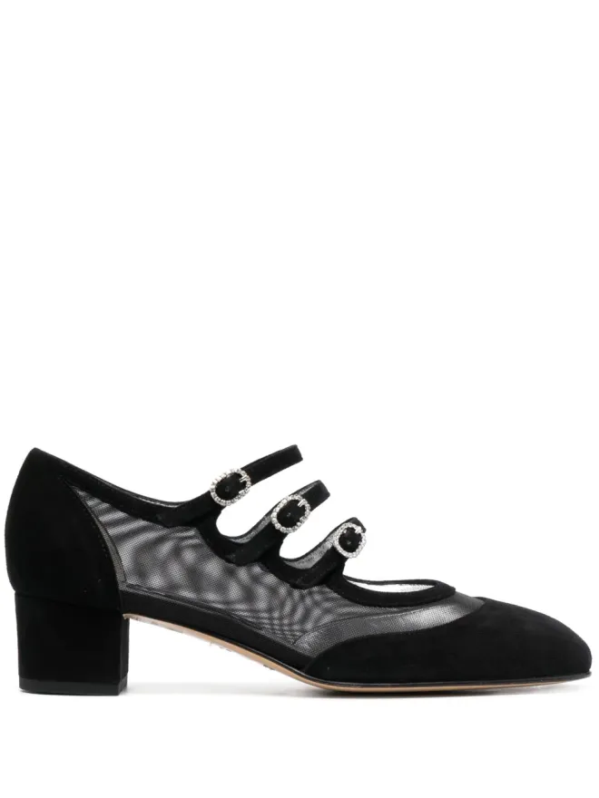 Carel Paris Carel Paris メッシュパネル入りスエードパンプスの商品画像