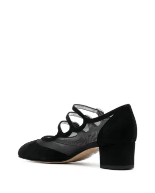 Carel Paris メッシュパネル入りスエードパンプス - サムネイル3