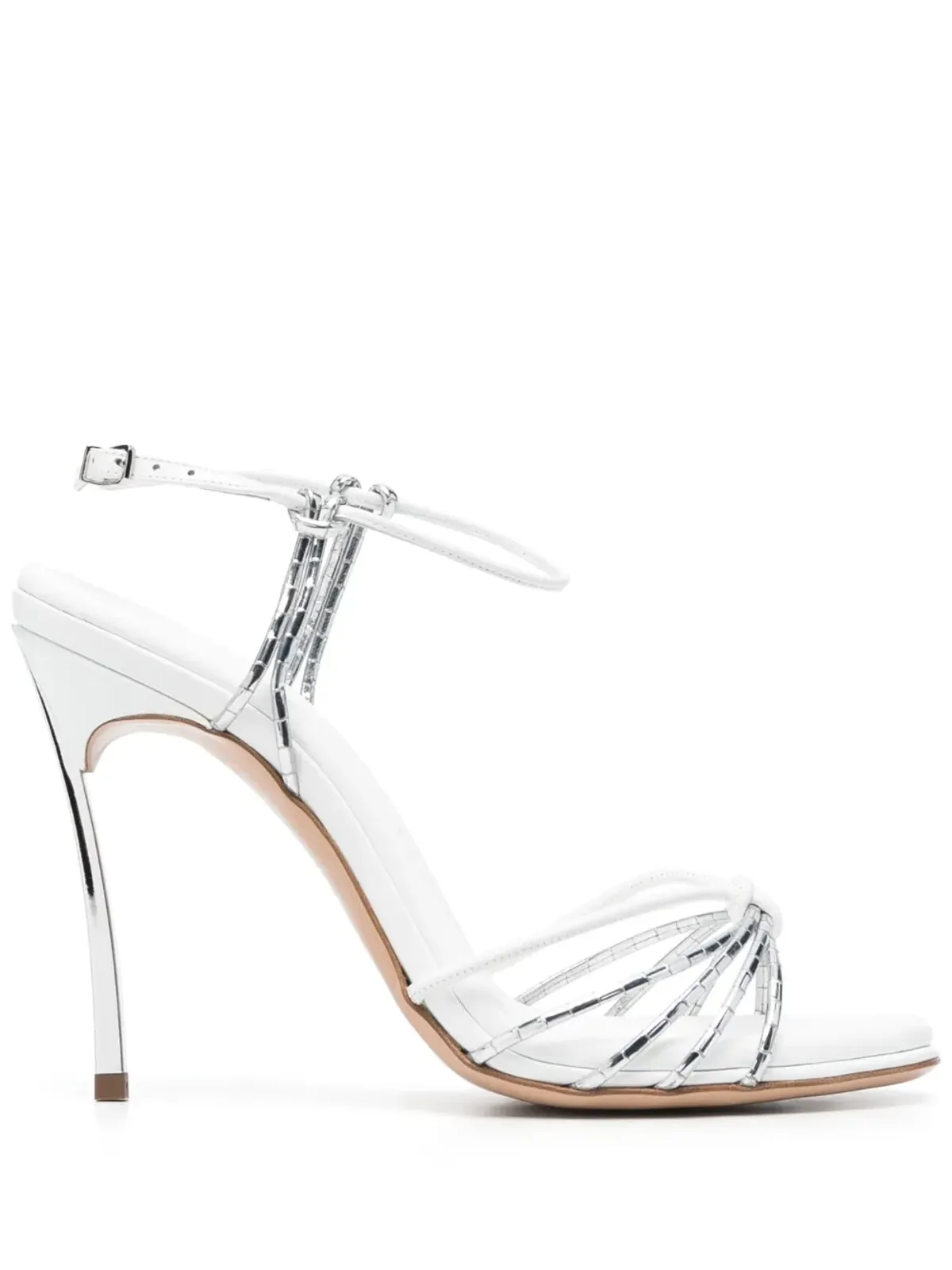 Casadei Blade メタリックエフェクト 100mm サンダル - 画像1