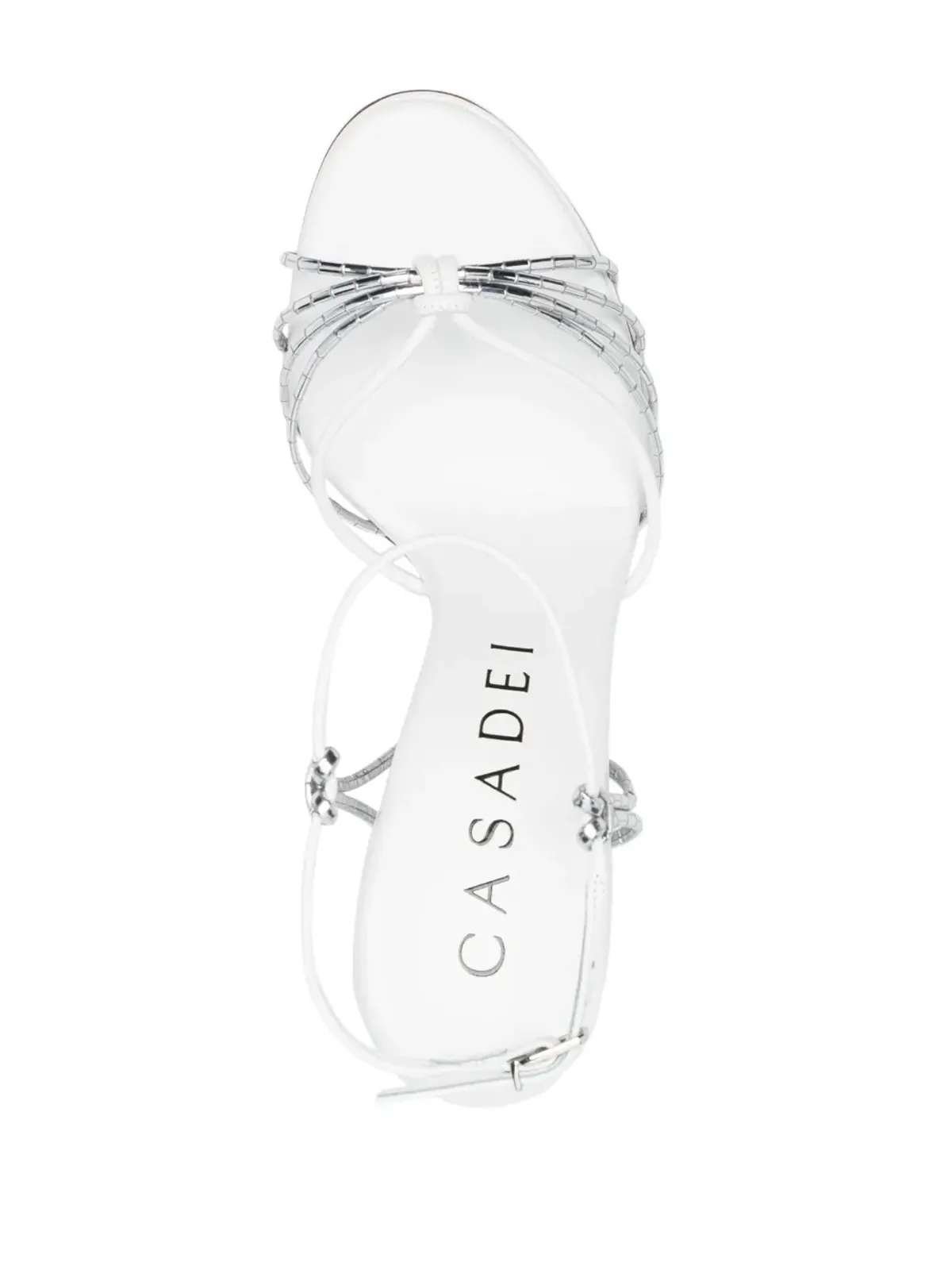Casadei Blade メタリックエフェクト 100mm サンダル - 画像4