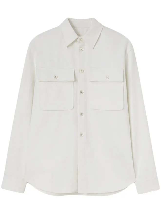 Jil Sander Jil Sander クラシックカラー コットン シャツ（ホワイト）の商品画像