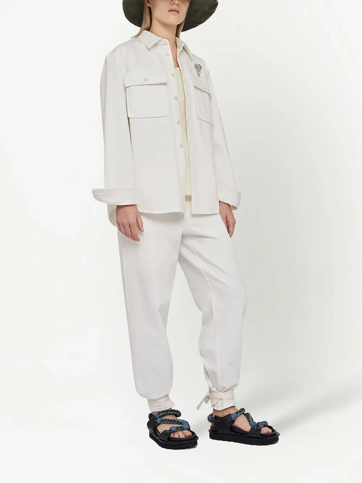Jil Sander クラシックカラー コットン シャツ（ホワイト） - 画像3