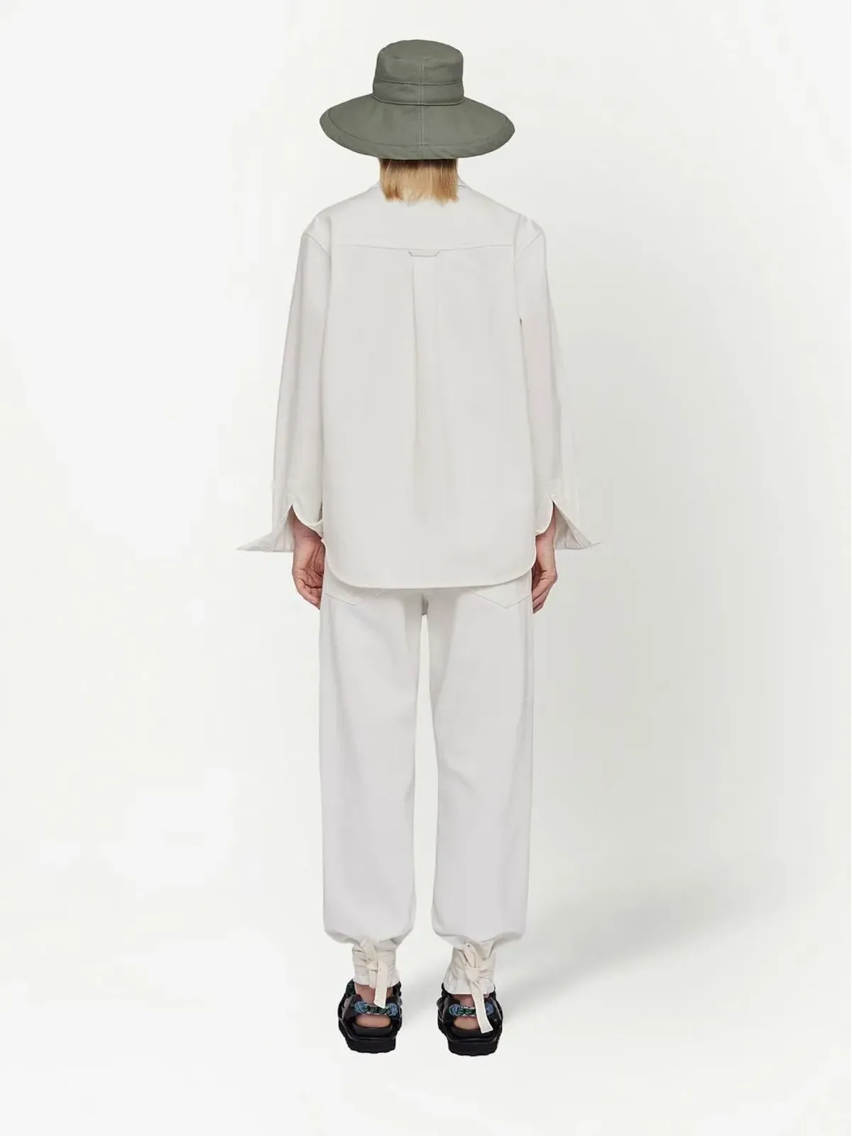 Jil Sander クラシックカラー コットン シャツ（ホワイト） - 画像4