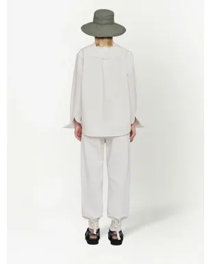 Jil Sander クラシックカラー コットン シャツ（ホワイト） - サムネイル4
