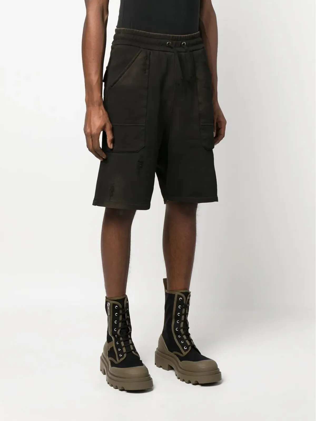 Balmain リップドコットンショーツ - 画像3
