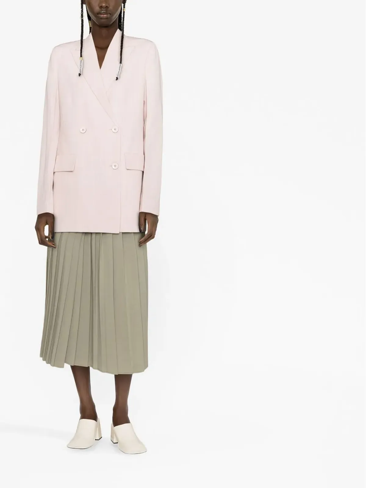 Jil Sander ダブルブレスト テーラードブレザー - 画像2